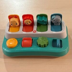 Fisher-Price Colorful Animal Pop-Up Toy